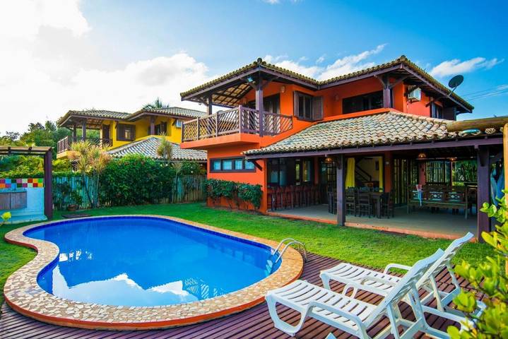 Villa para 13 pessoas, com piscina e vista e ainda jardim na Praia do Forte
