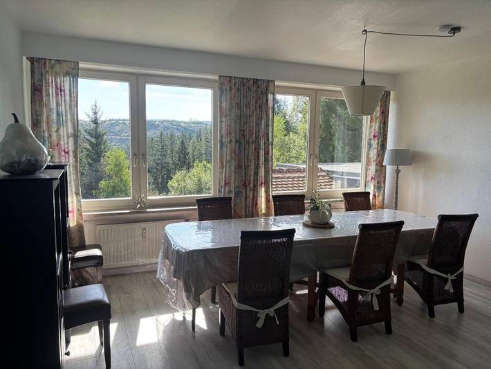 Ferienwohnung für 10 Personen, mit Terrasse und Garten sowie Ausblick in Schulenberg im Oberharz