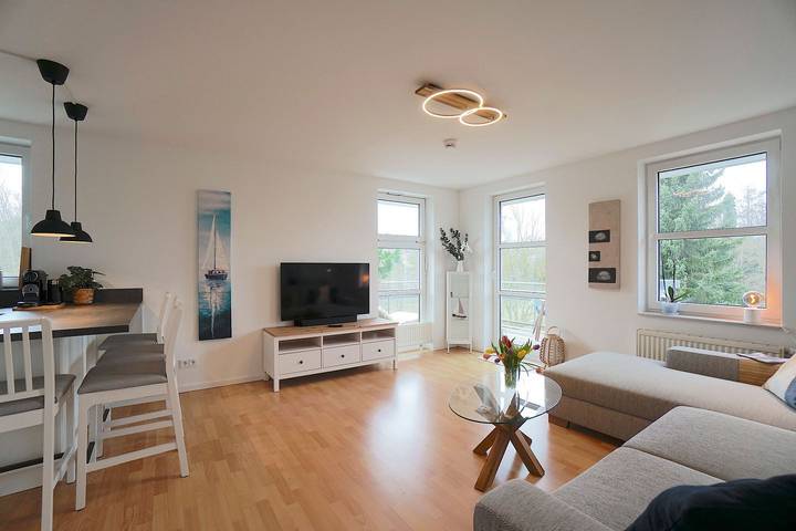 Ferienwohnung für 2 Personen, mit Balkon und Ausblick in Eckernförde
