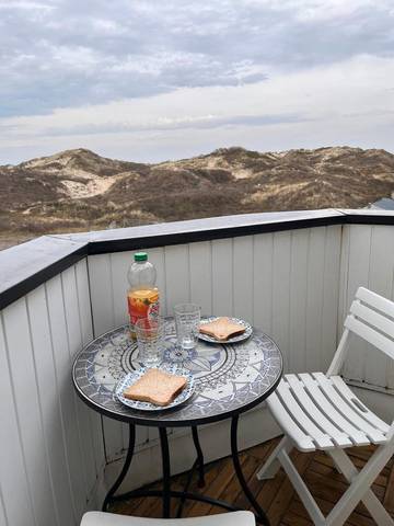 Gîte pour 3 personnes, avec vue et balcon dans Plage Centrale (Fort-Mahon-Plage)