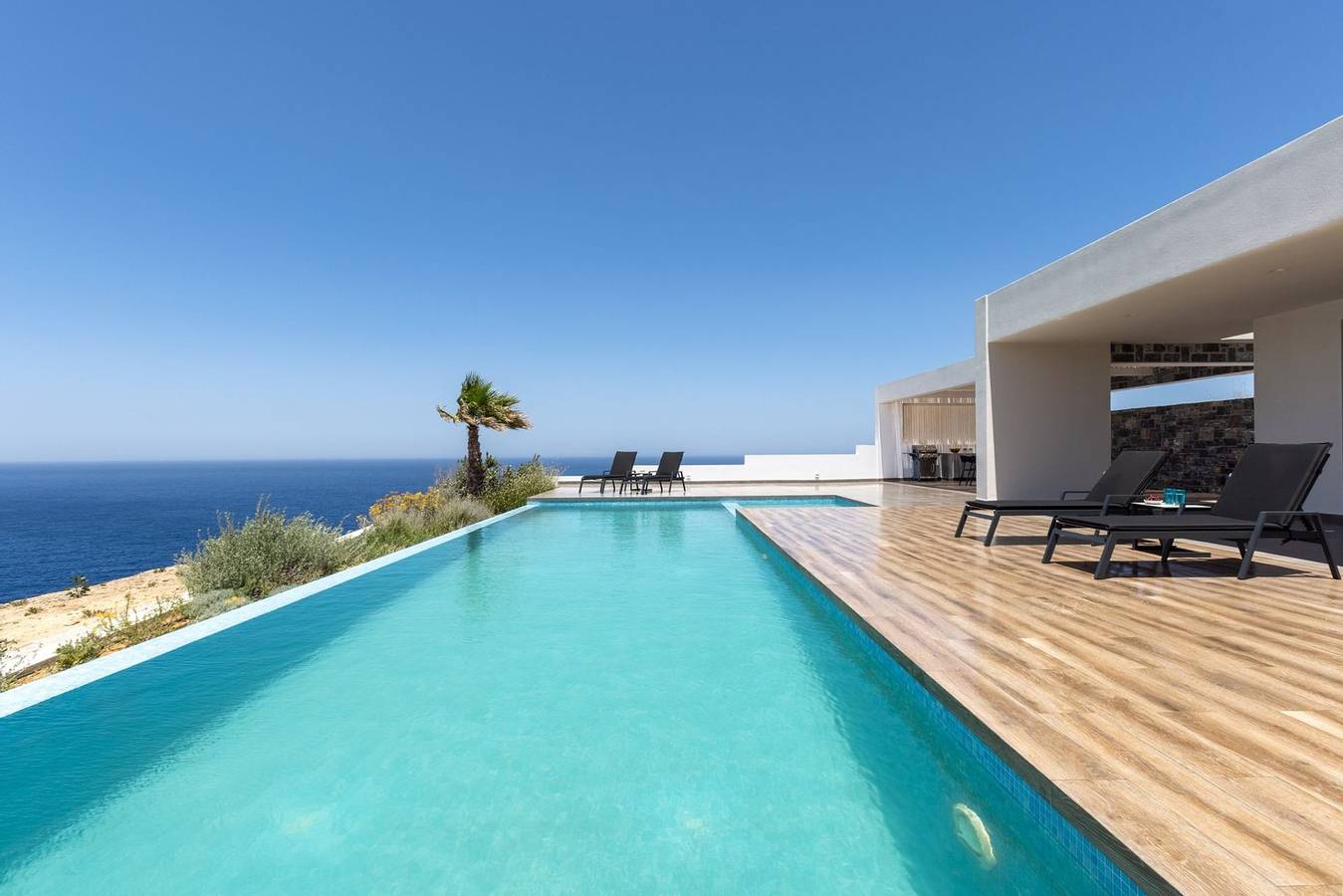 Villa für 10 Personen mit Garten in Agia Pelagia, Achlada