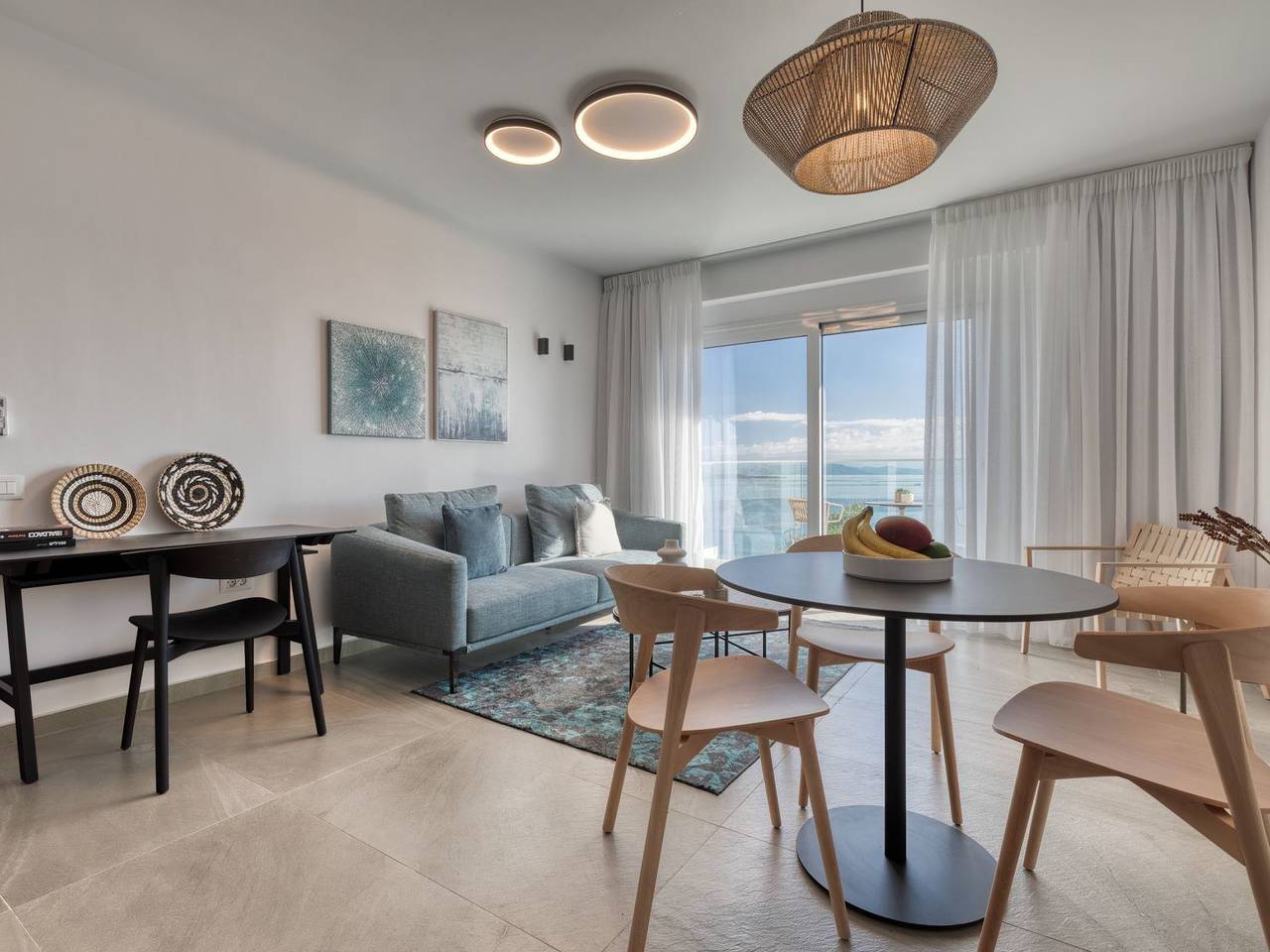 Appartement entier, Luxuriöse Wohnung mit Meerblick Stoa Serenity in Katavolos, Corfou