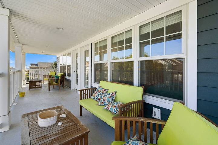 Vacation rental for 12 people, with balcony and yard, with pets in Belmar (NJ)