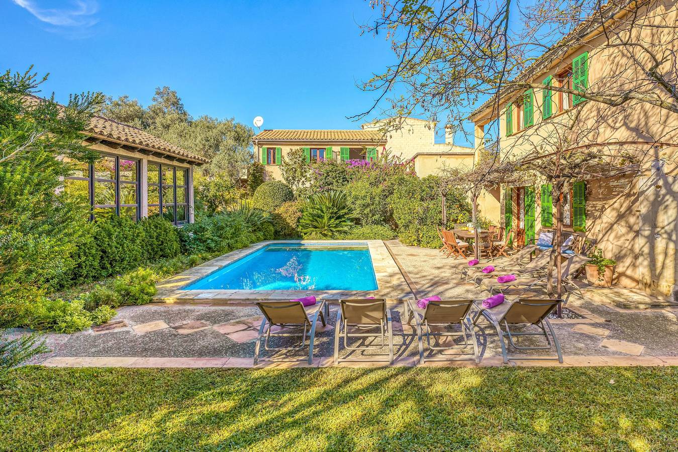 Geräumiges Ferienhaus "Can Casta" mit Pool, Wlan, Terrasse & Garten; Parkplatz vorhanden in Petra (Mallorca), Mallorca Inselmitte