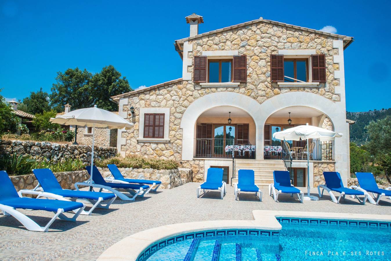 Villa rural con vistas – Villa Rote in Campanet, Interior de Mallorca
