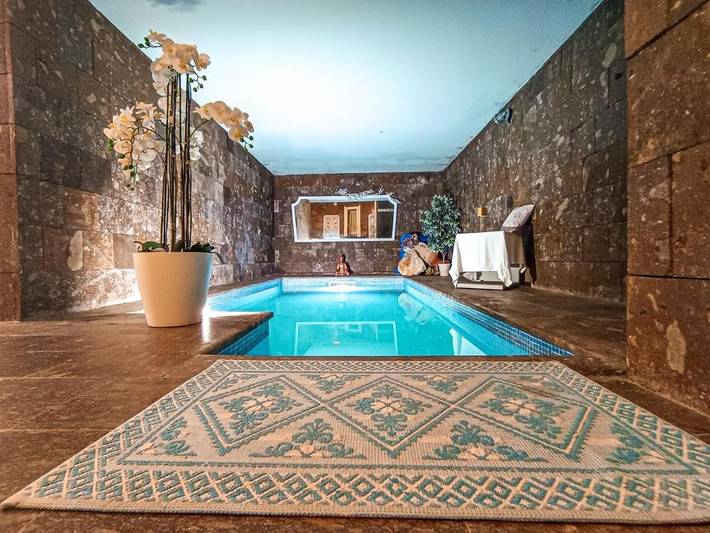 Ferienhaus für 2 Personen, mit Whirlpool und Terrasse sowie Garten und Pool in Sorso