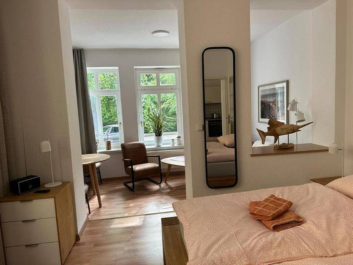 BnB für 3 Personen, mit Terrasse und Ausblick, mit Haustier in Rostock - 4