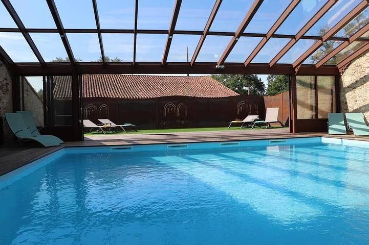 Ferienhaus für 6 Personen, mit Pool und Garten - 1
