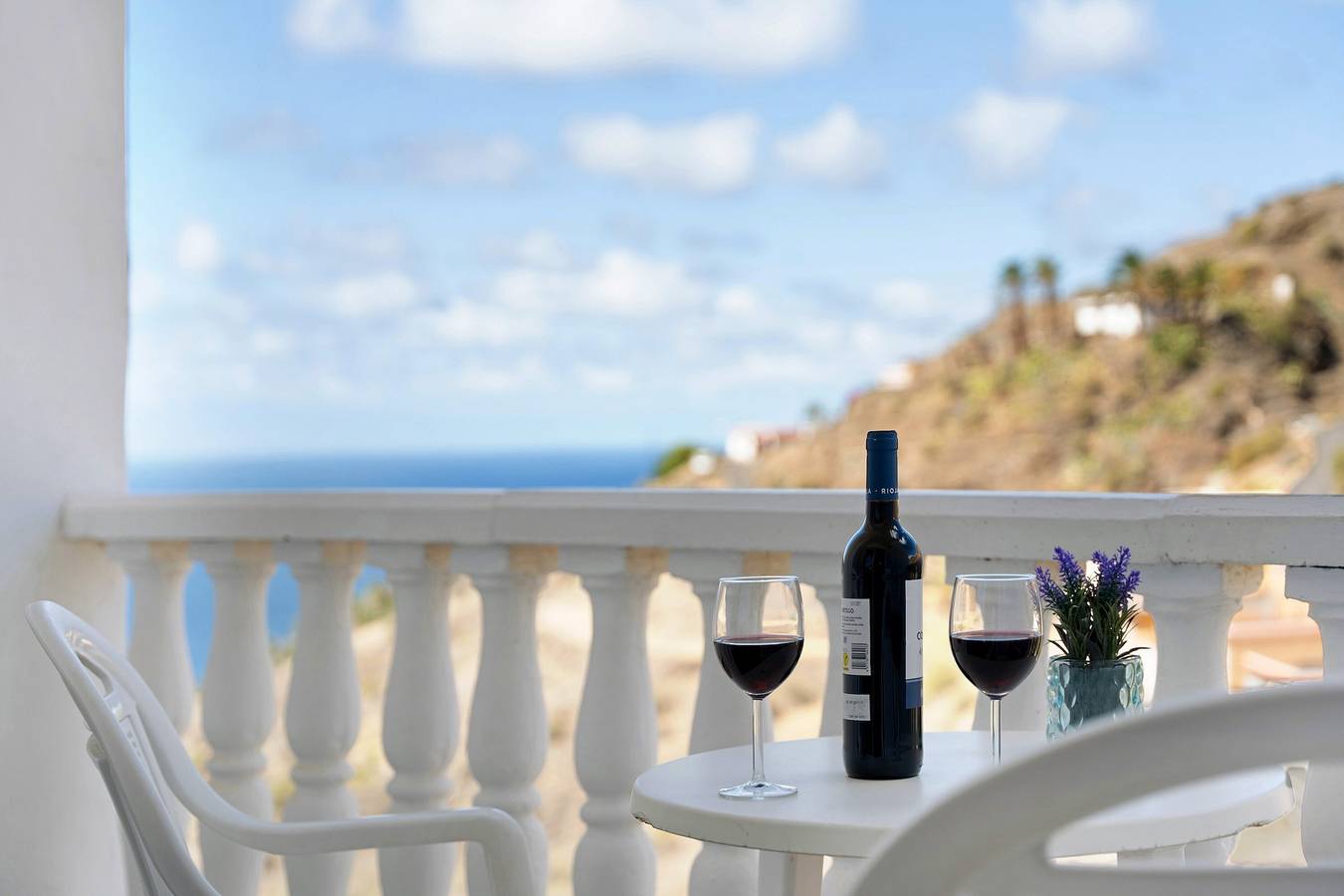Casa de vacaciones 'Vv La Era Ii' con vistas al mar, Wi-Fi y aire acondicionado in Alojera, Vallehermoso