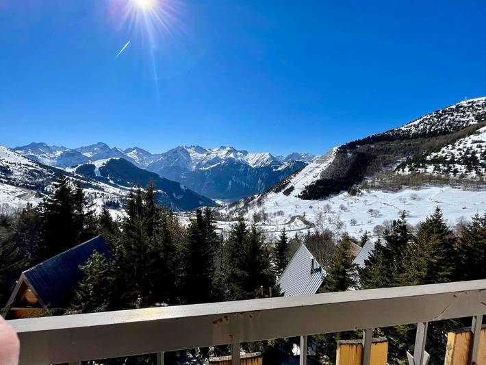 Appartement entier, Appartement avec animaux admis - 6 pers, vue montagne in Huez, Parc national des Écrins