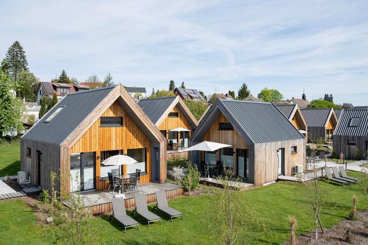 Ferienwohnung für 4 Personen, mit Terrasse und Garten in Ostrach