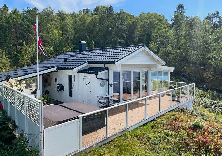 Ferienhaus für 4 Personen, mit Terrasse und Garten, kinderfreundlich am Fjord (Norwegen) - 2