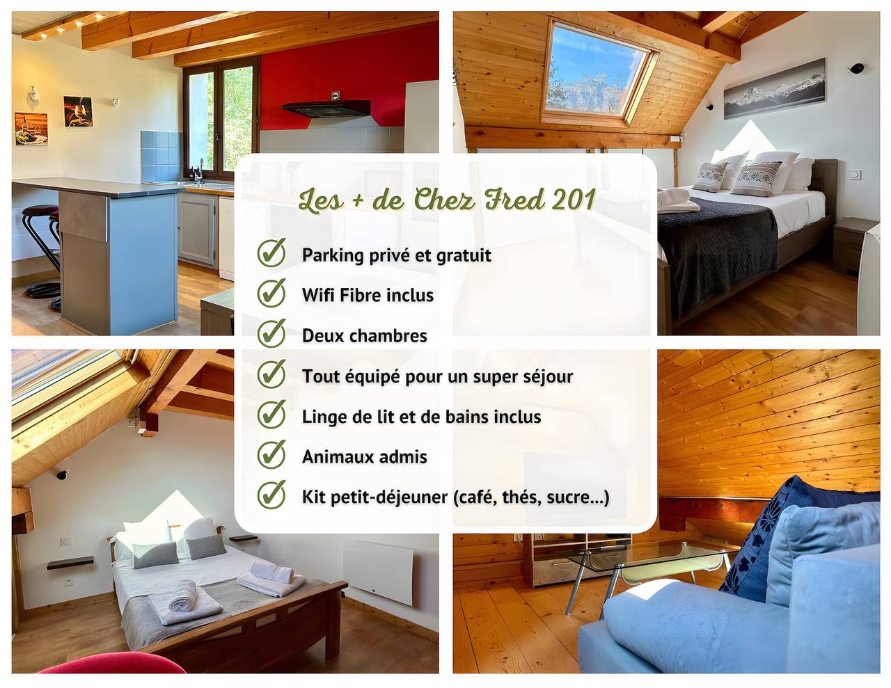 Appartement entier, Chez fred 201 - parking wifi- clg savoie in Saint-Pierre-d'Albigny, Région de Chambéry