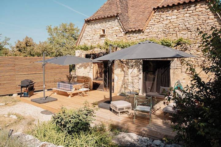 Location de vacances pour 8 personnes, avec Terrasse et Jardin à Marcilhac-sur-Célé