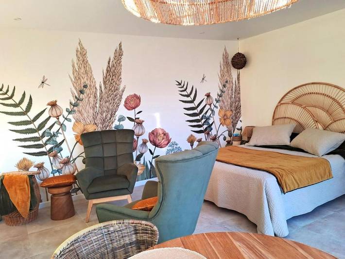 Chambre d’hôte pour 2 personnes, avec jardin à Péaule