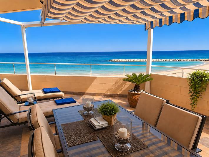 Appartamento per 5 persone, con Balcone e Giardino nonché Piscina per bambini a El Campello