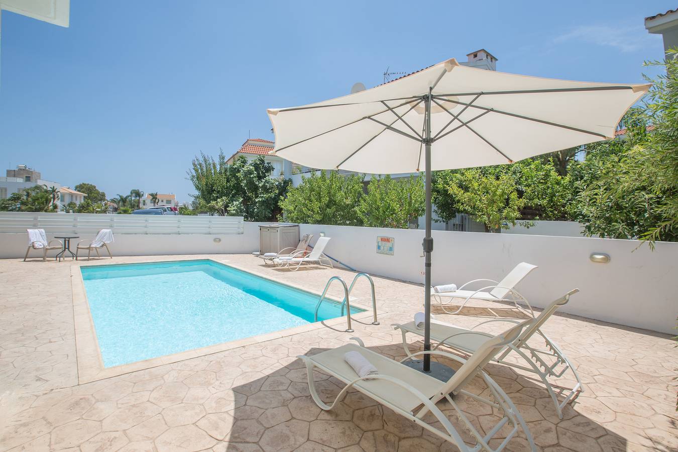 Villa for 6 personer med have in Protaras, Syd Cypern