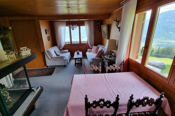 Chalet für 3 Personen, mit Garten und Balkon in der Schweiz - 4