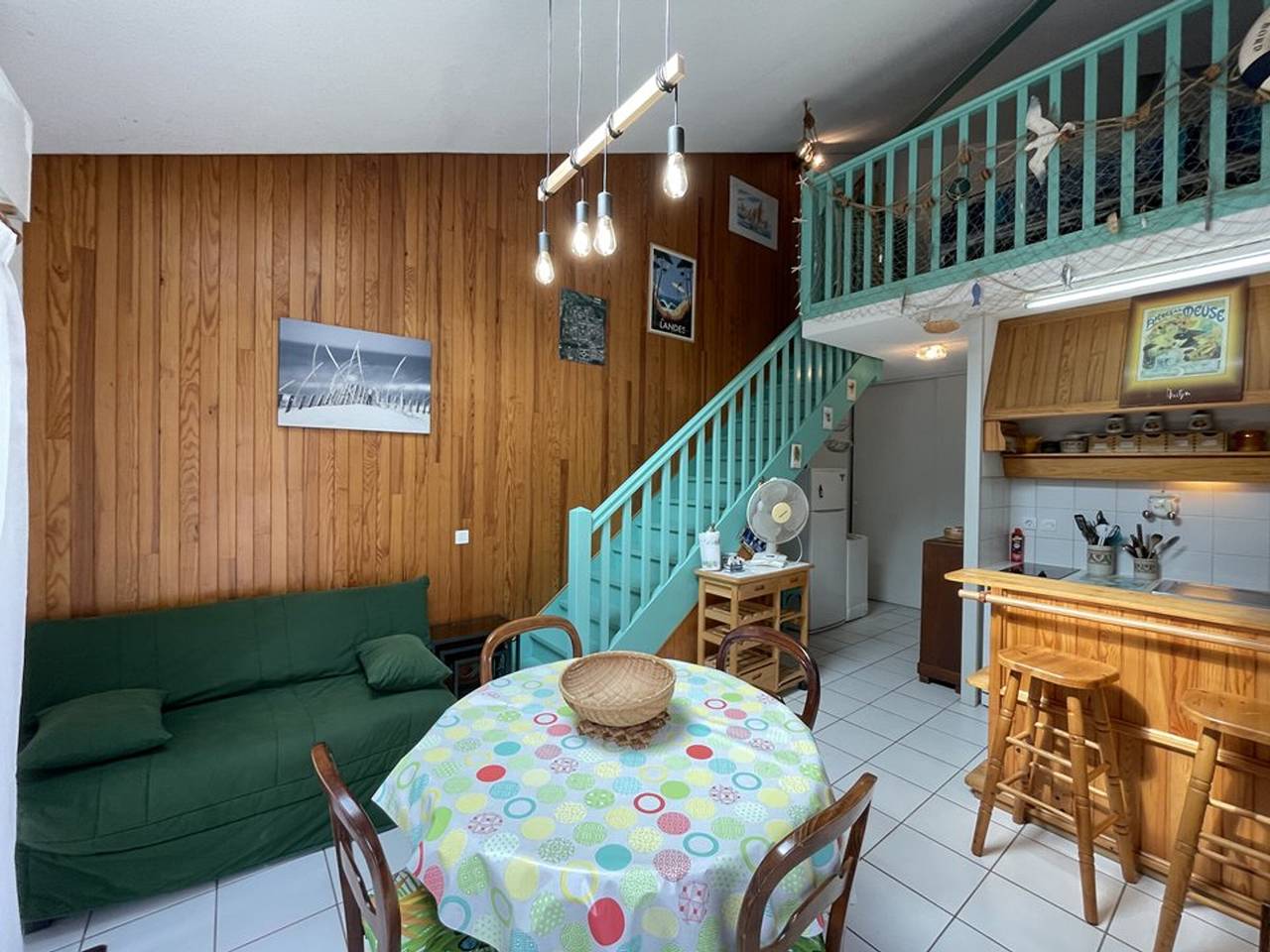T2 Mezzanine, 4 pers, près du lac avec jardin privé et barbecue - So064 in Soustons, Côte d’Argent