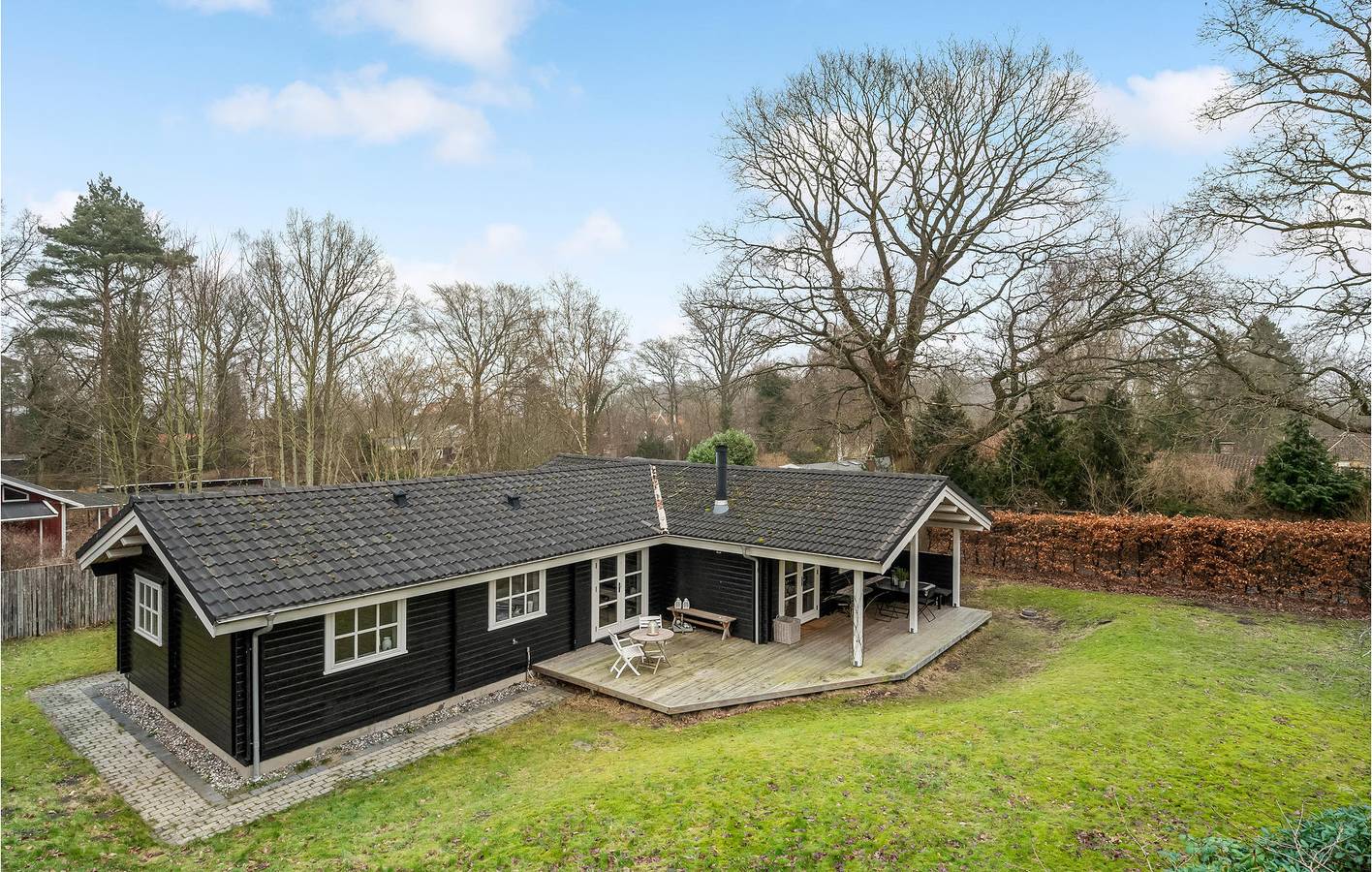 Ferienhaus für 6 Personen mit Terrasse in Hornbæk, Kattegat Küste