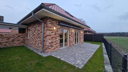 Ferienhaus für 8 Personen, mit Terrasse und Ausblick sowie Garten, mit Haustier in Haselünne