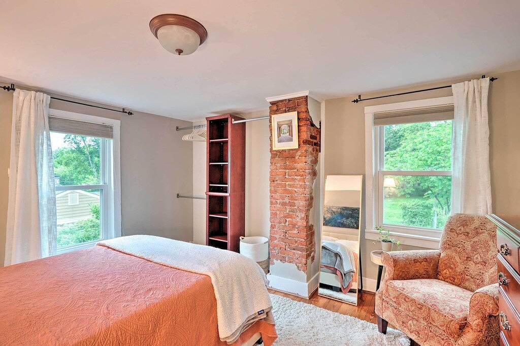 Charming Abode w/ Patio - Walk to Town + River! in Hunterdon County