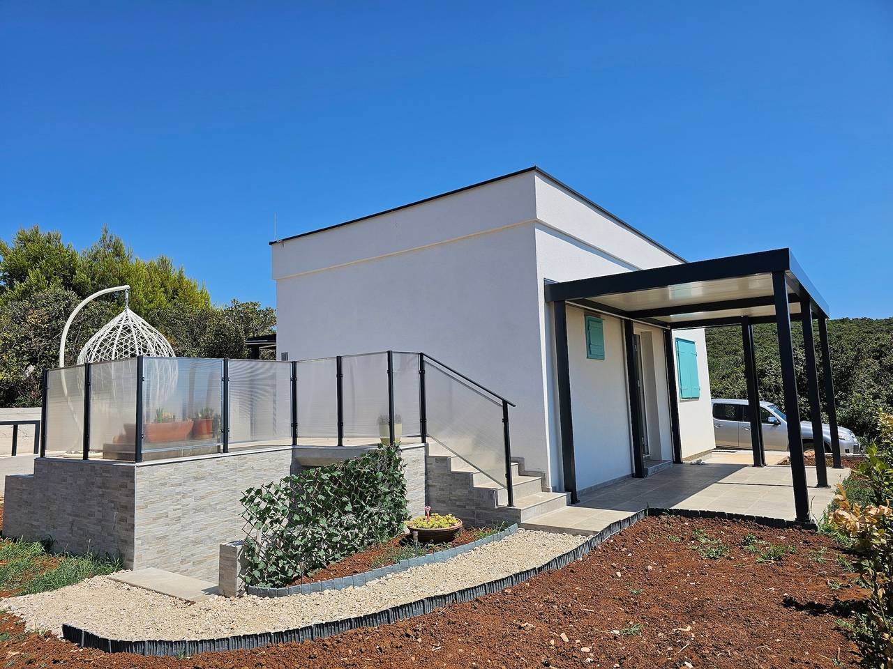 1-Zimmer-Haus mit Terrasse und Meerblick Bucht Nevidansko Polje, Pasman in Dobropoljana, Pasman