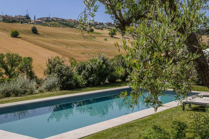 Ferienhaus für 10 Personen, mit Terrasse und Garten sowie Pool, mit Haustier in Fermo - 3