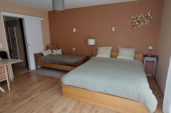 Maison d’hôte pour 3 personnes, avec Jardin