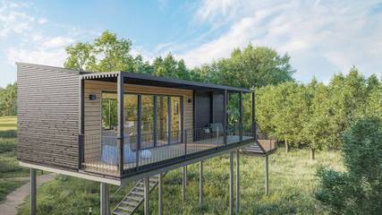 Ferienwohnung für 4 Personen, mit Garten und Sauna sowie Balkon in Wangels