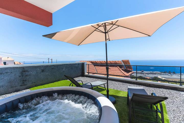 Villa para 6 pessoas, com varanda e vista em Santa Cruz