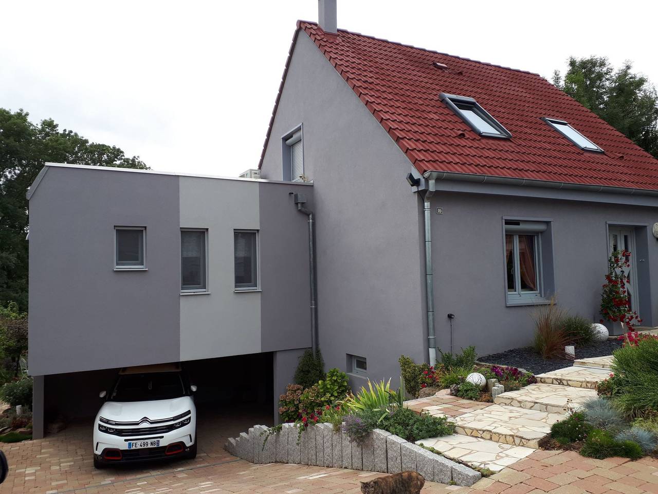 Appartement entier, Wohnung "Terre d'Hélène" und Garten in Berstett, Région de Strasbourg