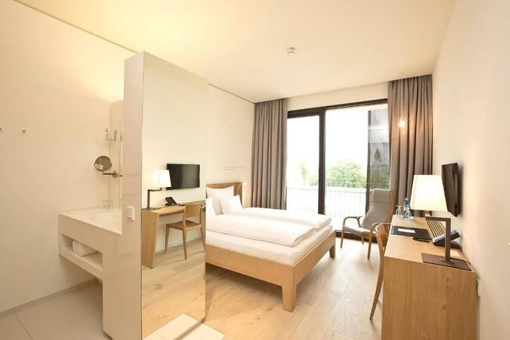 Hotel für 2 Personen, mit Terrasse und Garten sowie Sauna und Ausblick in Morschen - 3