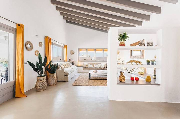 Villa Bini Maria in Binibeca, sleeps 10, sea view in Binissafuller, Sant Lluís