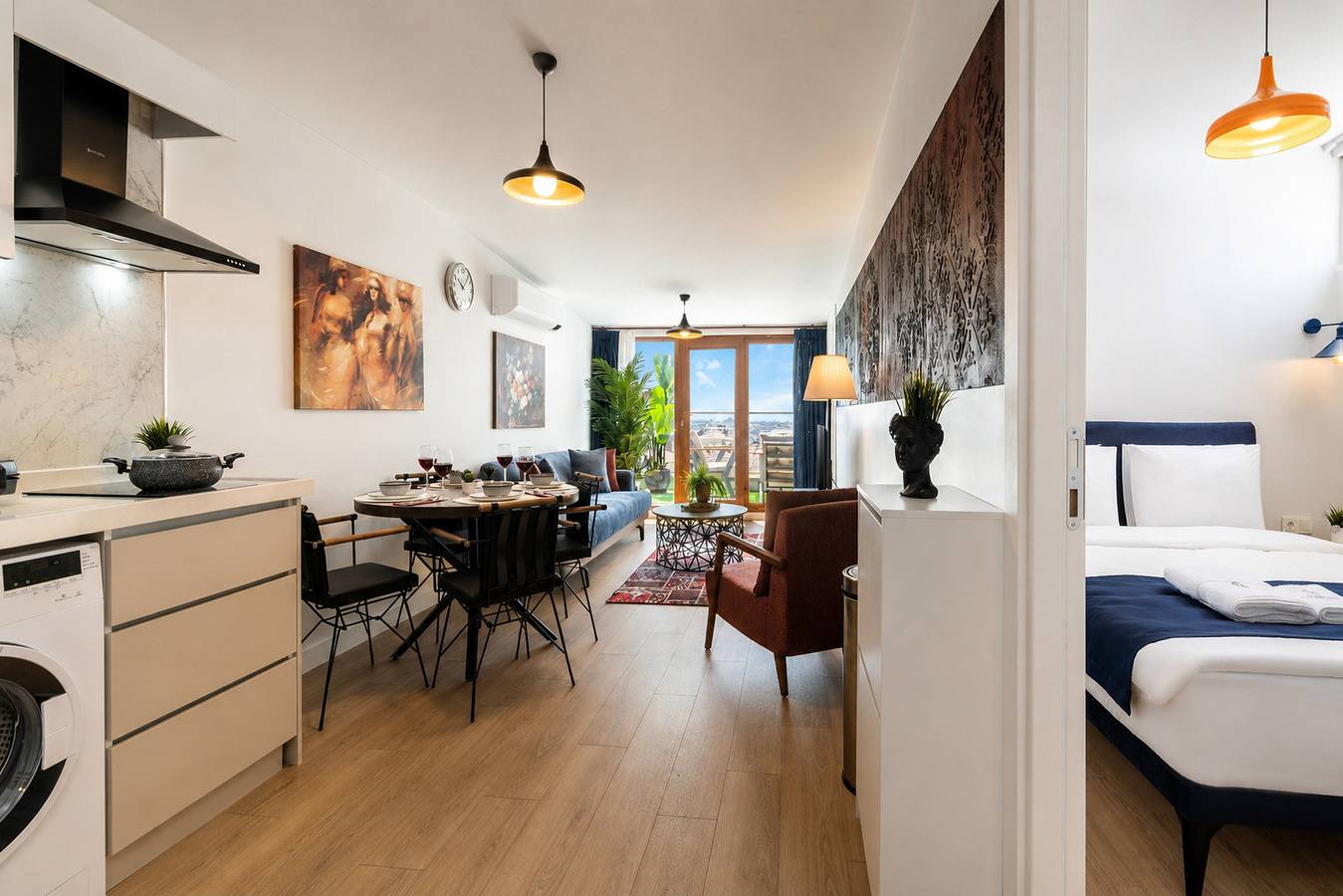 Apartamento vacacional entero, 5min to Taksim, Bosphorus View & Terrace in Beyoğlu, Estambul