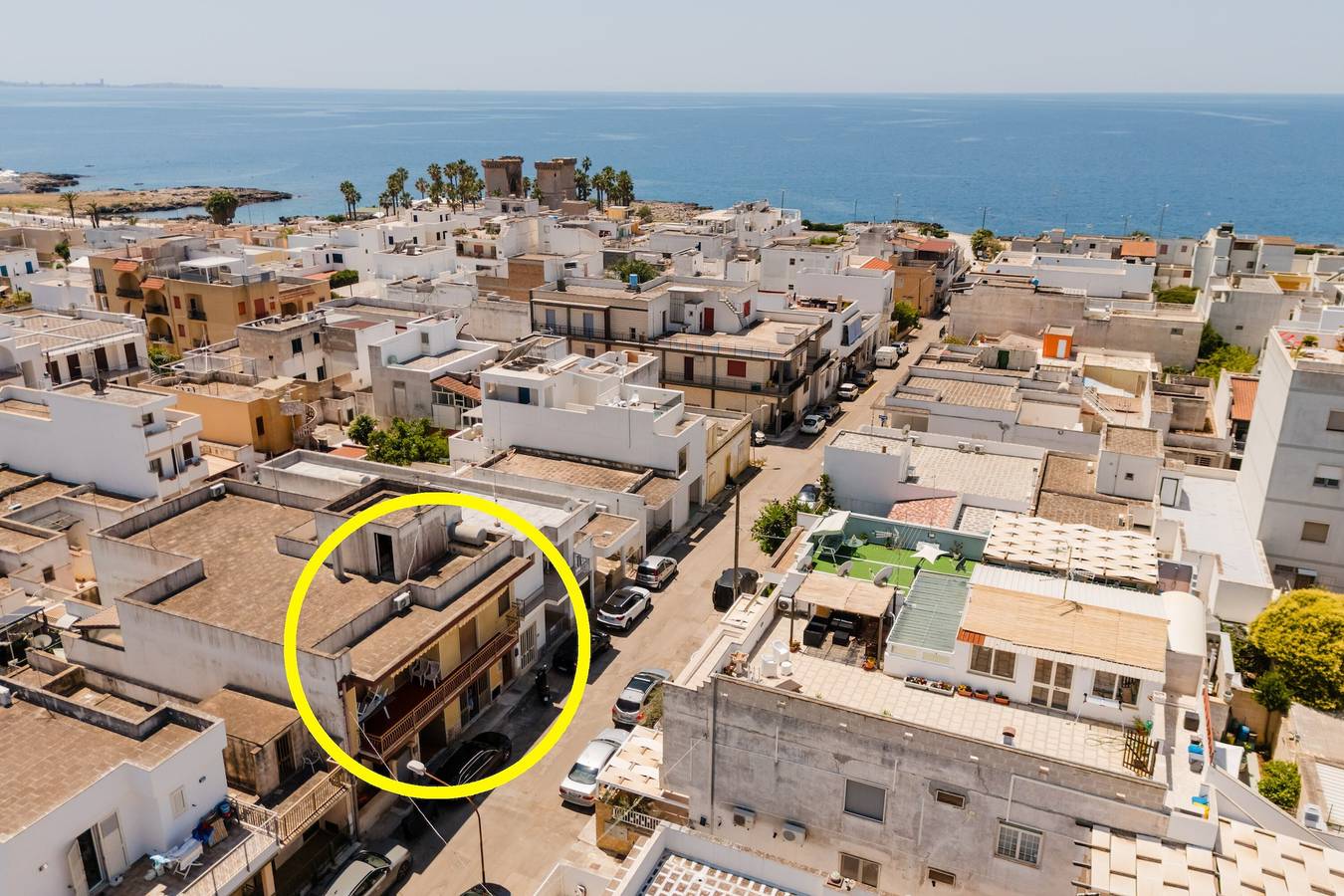 Ferienhaus 'Anna's Sea House' mit Meerblick und Klimaanlage in Nardò, Nardò (gemeinde)