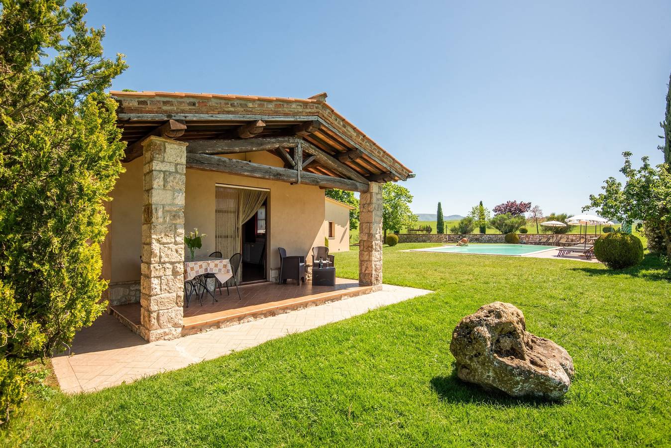 Appartamento intero, Appartamento 'La Casina' con piscina condivisa, Wi-Fi e aria condizionata in Gallina, Castiglione d'Orcia (comune)