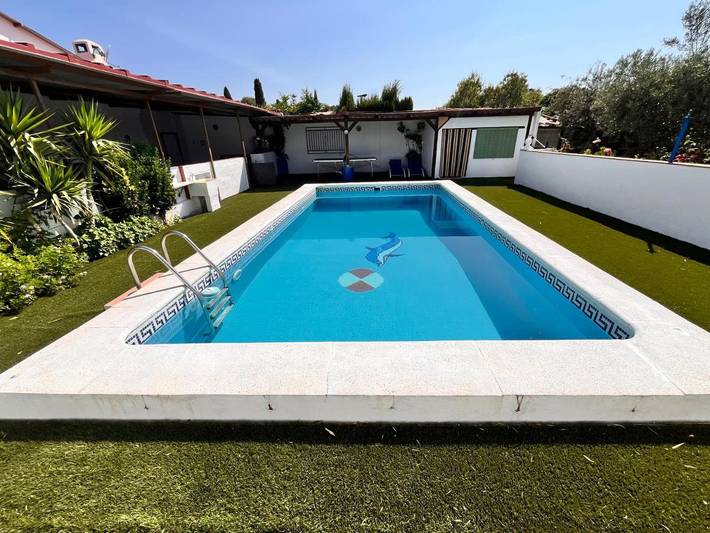 Casa para 10 personas, con jardín y piscina, Familias con niños en Granada