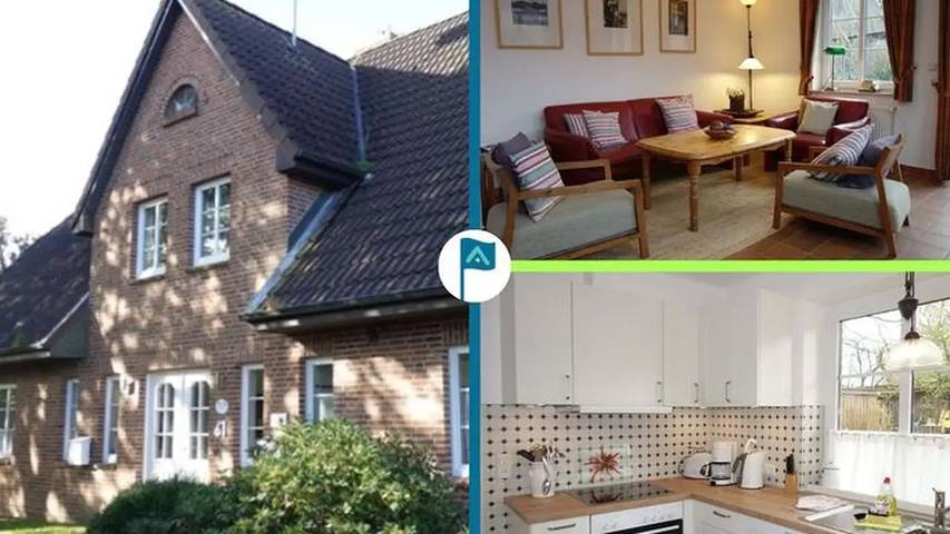 Ferienhaus für 4 Personen, mit Garten, mit Haustier