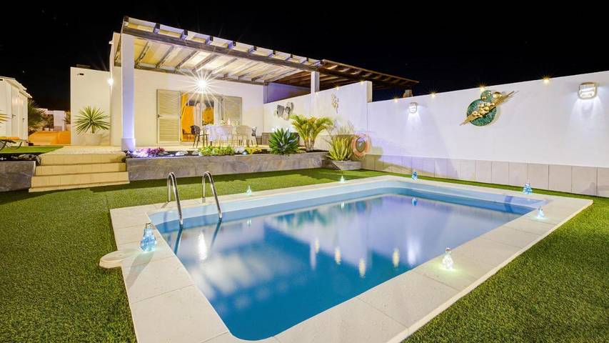Chalet para 6 personas, con vistas además de jardín y piscina en Fuerteventura - 3