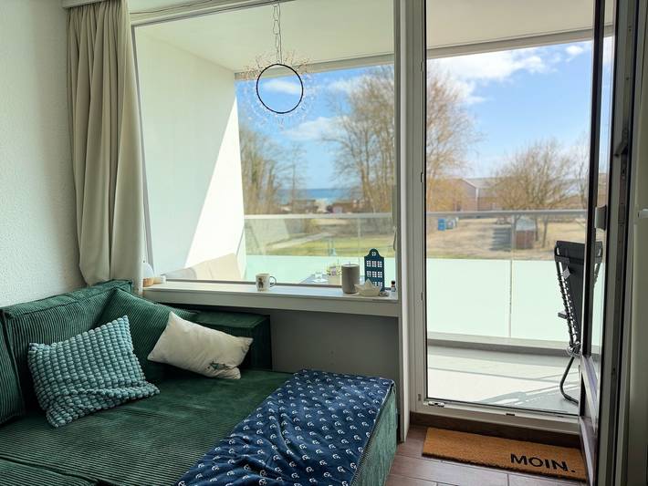 Ferienwohnung für 5 Personen, mit Ausblick und Seeblick sowie Garten, kinderfreundlich