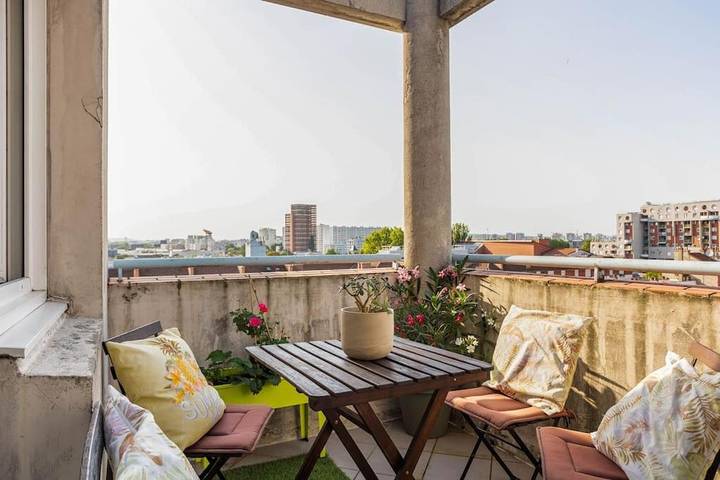 Gîte pour 6 personnes, avec vue et balcon à La Courneuve - 4