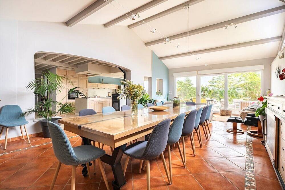 Villa-Mountain view-Private Bathroom in Mours-Saint-Eusèbe, Valence region