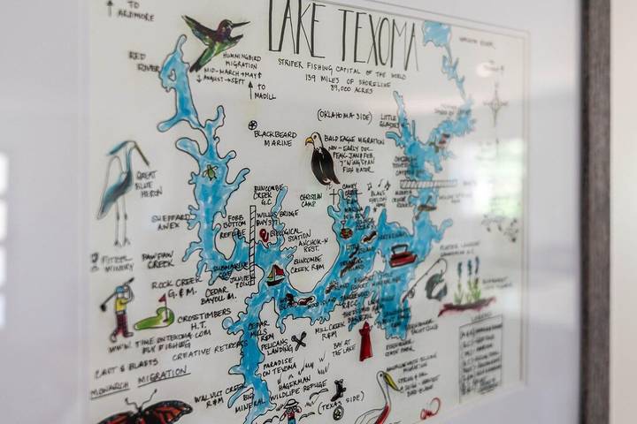 Vacation house for 12 people, with balcony in Lake Texoma