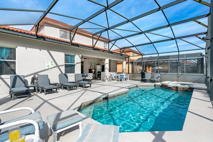 Chalet para 10 personas con terraza in Central Florida