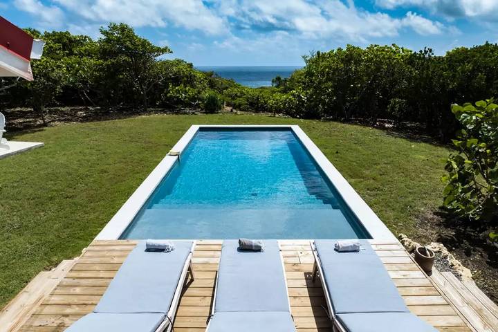 Villa pour 8 personnes, avec piscine ainsi que vue et jardin dans Marie-Galante - 2