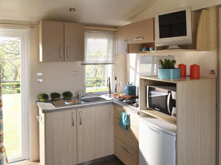 Mobil home pour 4 personnes, avec bassin pour enfant, animaux acceptés à Anduze - 3