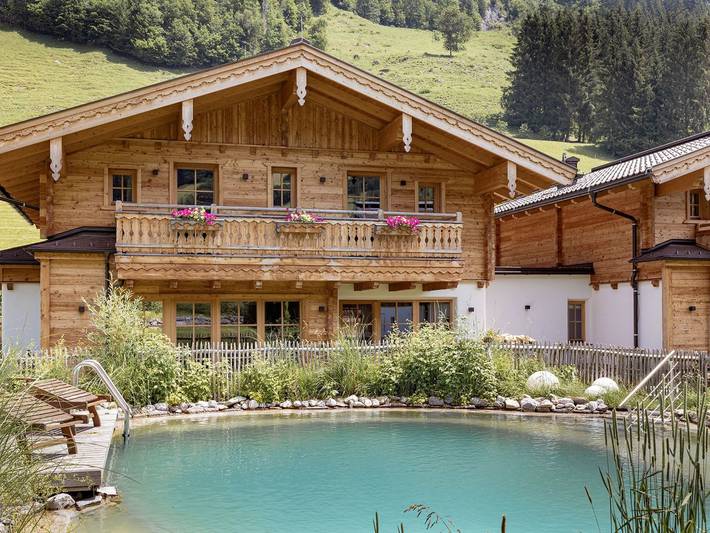 Chalet für 6 Personen, mit Sauna und Terrasse sowie Garten und Pool, mit Haustier in Großarl - 2