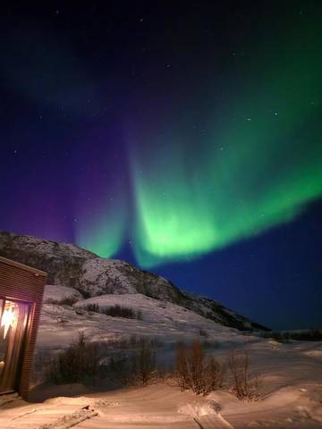 Ferienhaus für 2 Personen, mit Ausblick und Terrasse sowie Garten in Tromsø