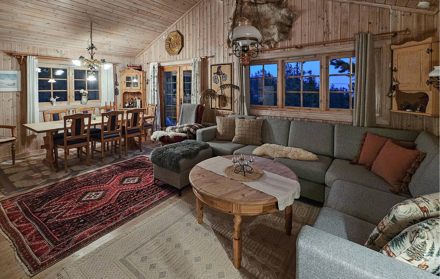 Ferienhaus für 9 Personen mit Ausblick in Hjartdal
